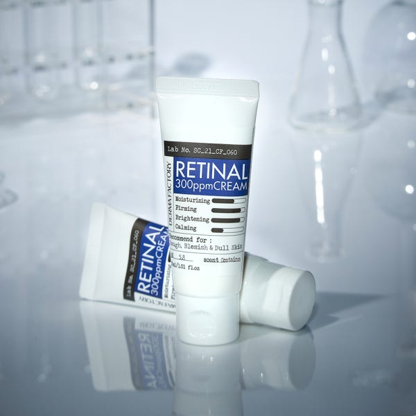 [비건인증] 더마팩토리 레티날 300ppm 크림 30ml /비타민 A 레티날 레티놀 리프팅 주름개선 크림