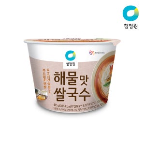 청정원 컵쌀국수 해물맛, 92g, 1개