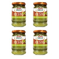 Sacla 사클라 프레시 고수 페스토 소스 190g 4개 Fresh Coriander Pesto