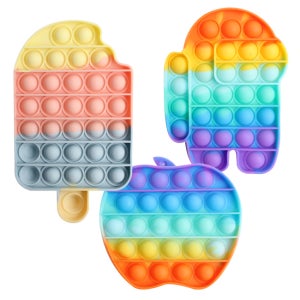 팝잇 푸쉬팝 푸시팝 버블 어몽어스 무지개 뽁뽁이 장난감