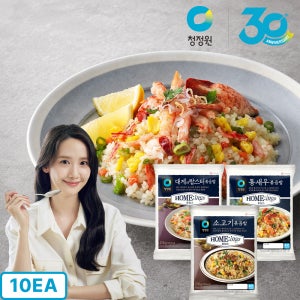 청정원 호밍스 대게와랍스터 볶음밥 210g 외 2종 총10개