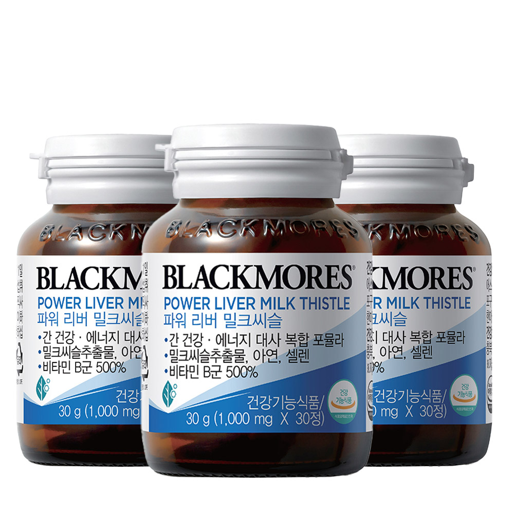 <b>블랙모어스</b> 파워 리버 <b>밀크씨슬</b> 30정 2+1