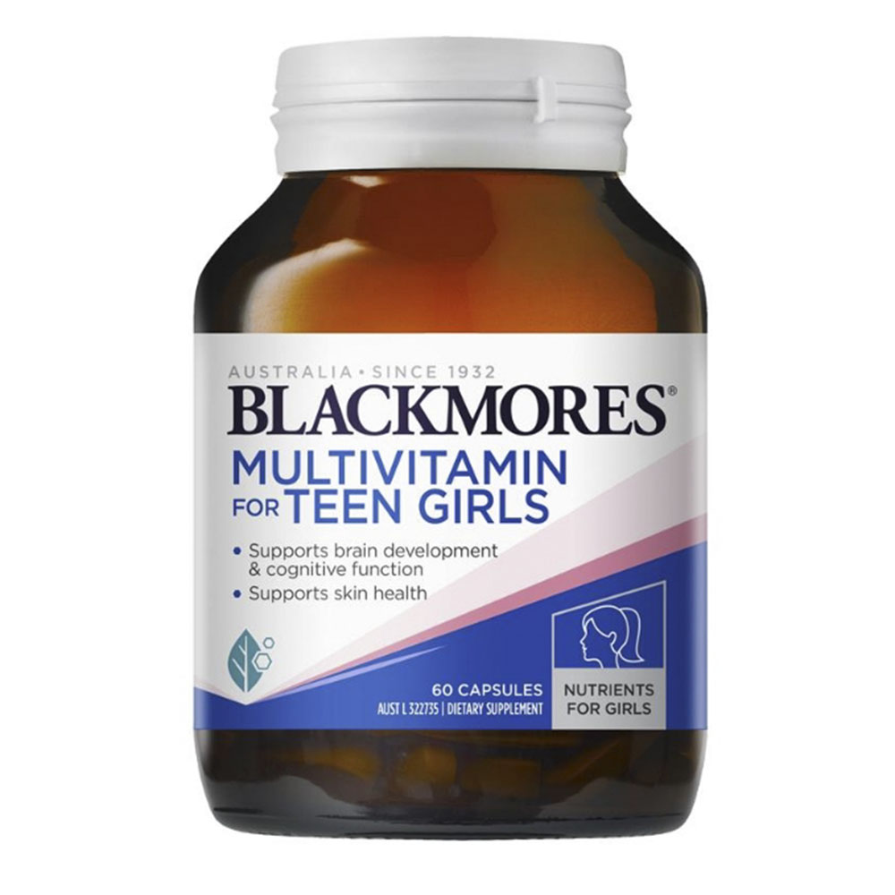 <b>블랙모어스</b> 청소년 여자 종합비타민 60정 <b>Blackmores</b> Multivitamin