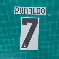 축구선수 이름 번호 유니폼 레플리카 마킹 20 21 유벤투스 리그 홈 호날두 7번 네임셋 Ronaldo 7 Name Set_038