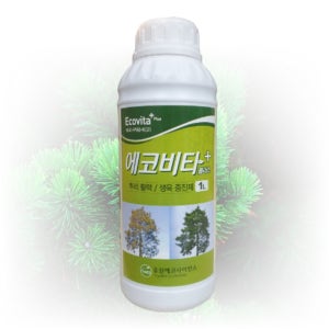에코비타 1L 나무 영양제 소나무 잔디비료 과일 복합비료 뿌리 농약 발근제 아님 활엽수 침엽수 수목