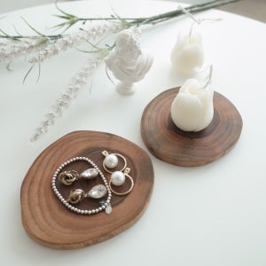 심플 다용도 티크 우드 코스터 원목컵받침 커피잔받침 컵받침대 트레이