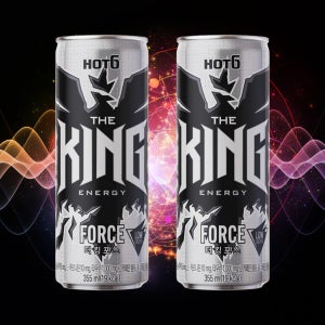 롯데 핫식스 더킹 포스 355ml 48캔 음료수 캔음료 뚱캔 에너지 드링크 고카페인 음료