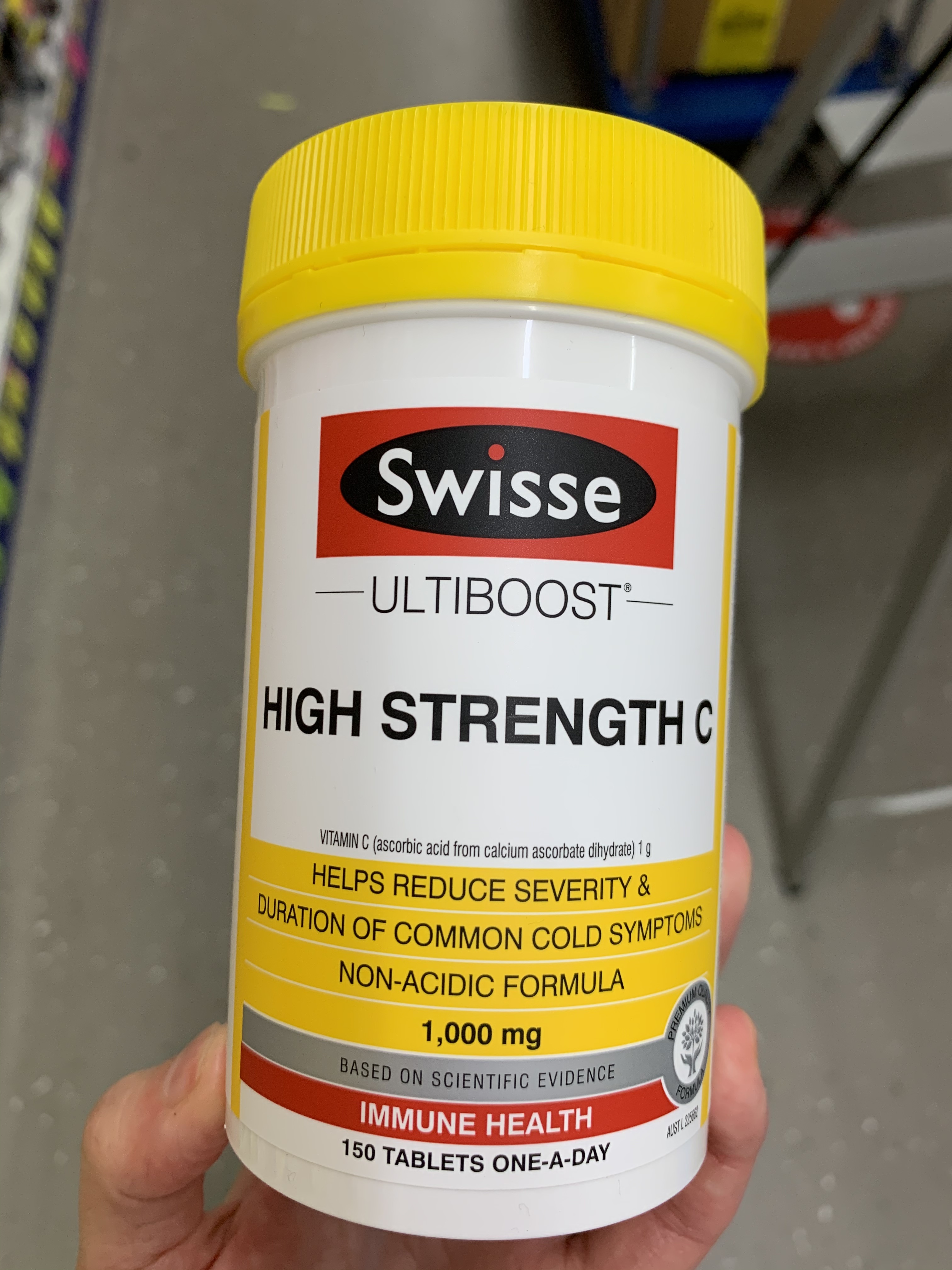 호주 <b>스위스 비타민C</b> 1000mg 150정 - Swisse Vitamin C 1000mg