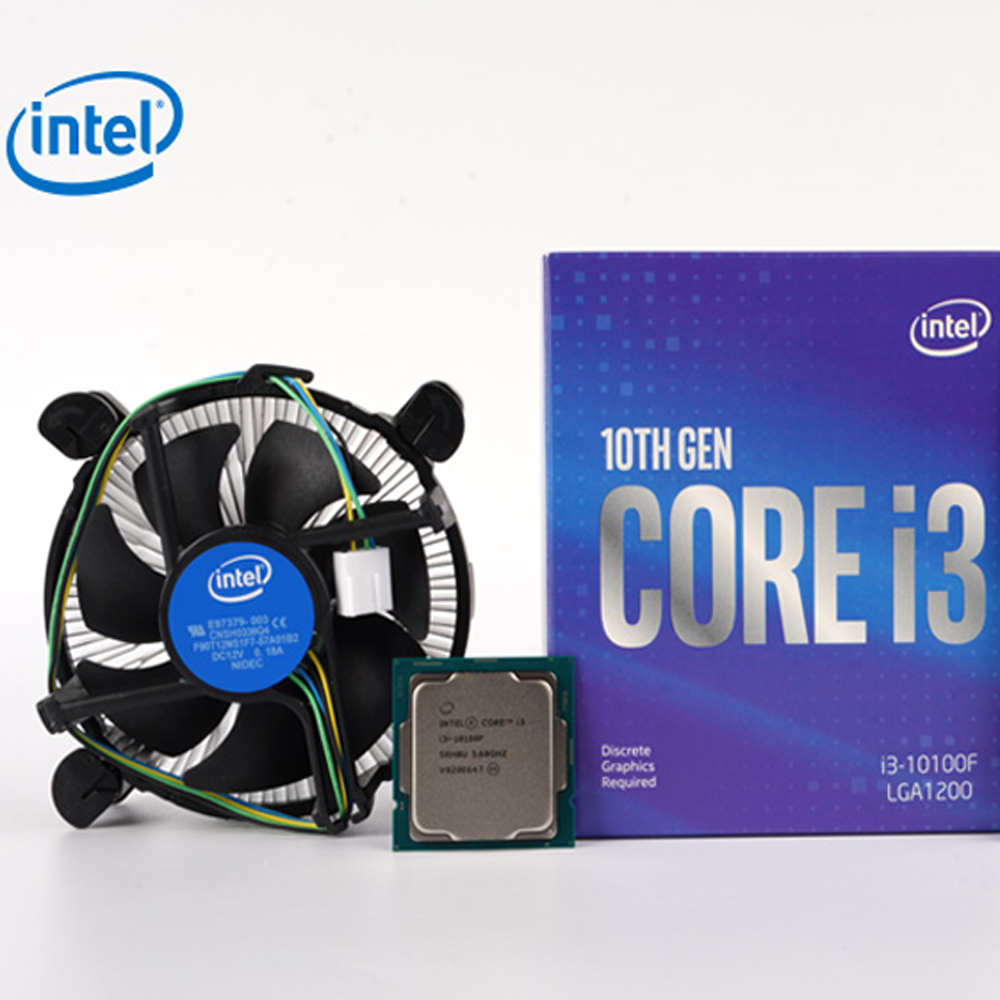 Intel CPU 코어10세대 i3-10100F 정품 3.60GHz 6MB 소켓1200