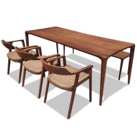 알렉스 북미산 호두나무 식탁 테이블 Original Walnut Table - 하남가구