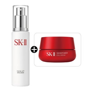 [1+1]SK2 페이셜 리프트 에멀젼 100g+스킨파워 아이크림 15g