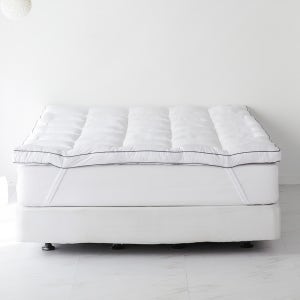 데인티 먼지없는 알러지케어 사계절 침대 토퍼 화이트 K