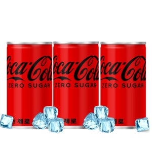 코카-콜라 제로190ml 30캔 캔음료 무설탕 음료수