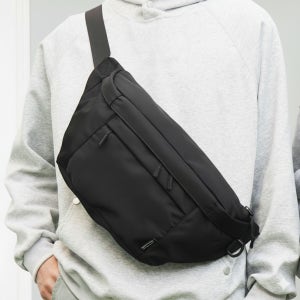 담앤드솜 자이언트 힙색 빅 사이즈 남자 여행용 슬링백 웨이스트 백 스포츠 해외 여행 핸드폰