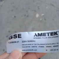 달팽이모터 AMETEK Lamb 133808-01 모터 송풍기 펌프