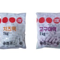 식자재왕 치즈떡 고구마떡 떡볶이 사리 모짜렐라 간식 1kg