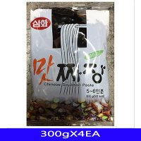 춘장 맛짜장 중국식자재 중식재료 삼화 300gX4EA