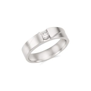 [퓨어몬드] 시뮬럿다이아 0.4ct 솔리드 남성 커플링 OTRM21505D