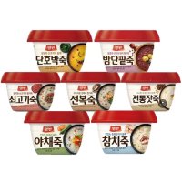 동원 양반 용기죽 전복 전통잣 쇠고기 야채 참치 단호박 단팥