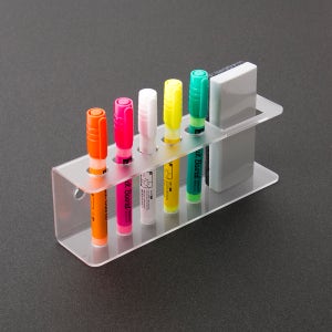 아크릴 화이트보드 마카 지우개 펜꽂이 펜받침 부착 블랙 화이트 반투명 투명 홀더 간판