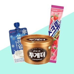 아이스크림 제로 투게더 설레임 스크류바 3종