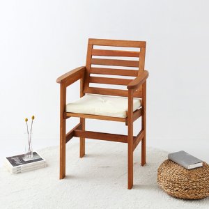 1인 침실 거실 테라스 쉬는 휴식 용 편안한 힐링 독서 수입 우드 원목 나무 안락 의자