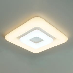 LED 동글이 사각 거실등 4등 인테리어조명 150W 색변환 혼합색