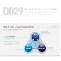 (029) 다이어그램 PPT템플릿 보고서용 / 파워포인트디자인