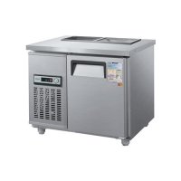 찬 밧드 테이블 900 그랜드우성 CWS-090RBT 아날로그 냉장 105L 메탈