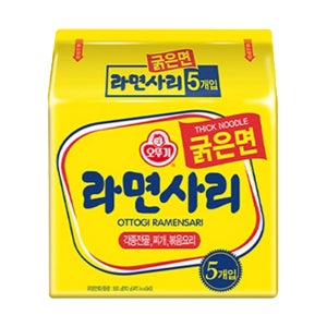 오뚜기 라면사리 굵은면 110g, 5개