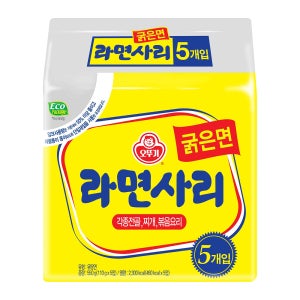 오뚜기 라면사리 굵은면 110g, 5개