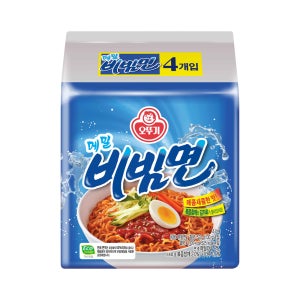 오뚜기 메밀비빔면 130g, 4개