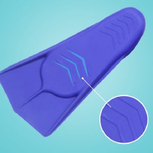 수상 스포츠 수영 오리발 실리콘 남녀공용