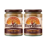 Meridian 영국 메리디안 크런치 피넛 버터 땅콩잼 470G 2팩