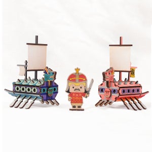 율아트 거북선만들기 3D입체퍼즐 우드퍼즐 나무퍼즐 조립키트