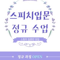 스피치 입문 (그룹수업)