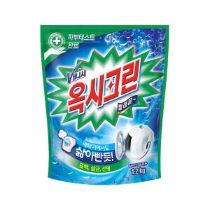 옥시크린 산소표백제 1.2kg 일반 드럼겸용