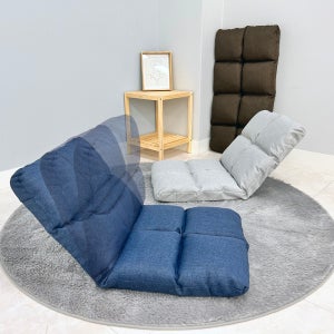 리빙엠 고급 좌식의자 앉은뱅이 좌석 방석 앉는 등받이좌식의자