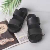 300mm 슬리퍼 빅사이즈 남성 소가죽 스트랩