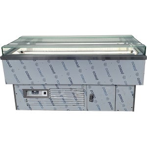 다이아알엔에프 샌드위치 평대 쇼케이스 DIA-SWH1800 스텐 오픈냉장고 나이트카바