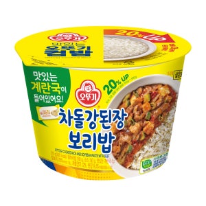 오뚜기 컵밥 차돌강된장보리밥+즉석 계란국 315g