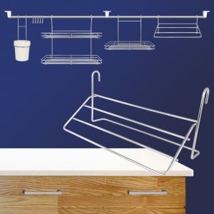 주방 싱크대 행주걸이 걸이형 무타공 스텐 행주걸이대