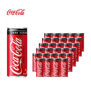 코카콜라 제로슈가 콜라 250ml x 30개 탄산음료 캔 음료수 저칼로리