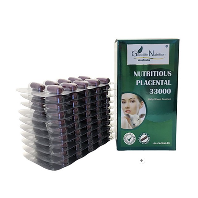 호주 굿<b>라이프</b>뉴트리션 양태반 33000mg 100캡슐 면역력 피부 <b>노화 방지</b> 영양제