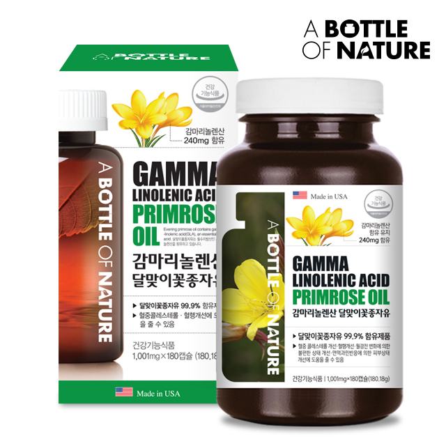 어바틀 <b>감마리놀렌산 달맞이꽃종자유</b> 1001mg x 180캡슐 3개월 1병