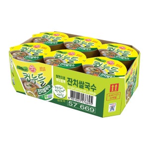 오뚜기 컵누들 잔치쌀국수 34.2g, 6개