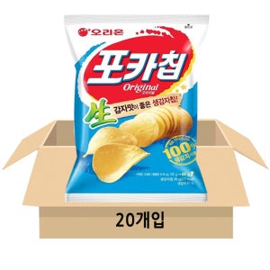 오리온 포카칩 오리지날 66gx20개/한박스