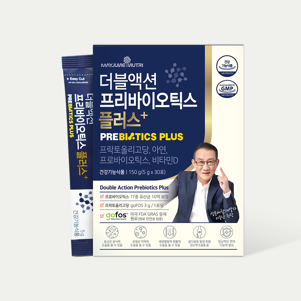 <b>메이준뉴트리</b> 이승남 <b>더블액션 프리바이오틱스 플러스</b> 30포, 1개