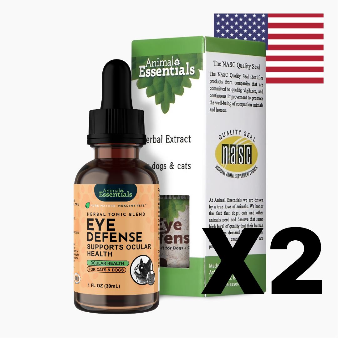 강아지 백내장 눈물자국 눈물 영양제 액상 루테인 <b>애니멀</b>에센셜 눈팅크 2개세트