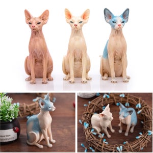 JXK 1/6 스핑크스 고양이 동물피규어